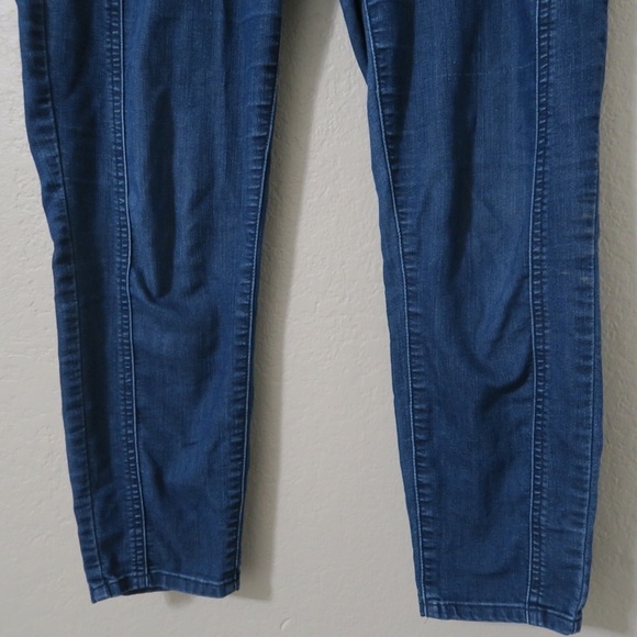 PrAna Mid Wash Blue Mid Rise Skinny Jeans Paneled Casual‎ 31 - Picture 3 of 8